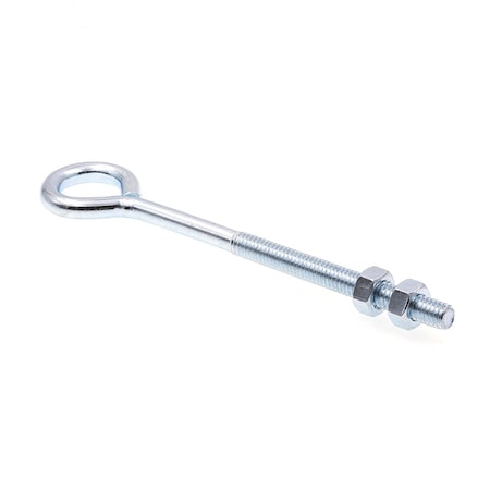 Prime-Line Clothesline Hooks With Nuts 5/16in-18 X 6in Zinc Plated Steel 10PK 9069537